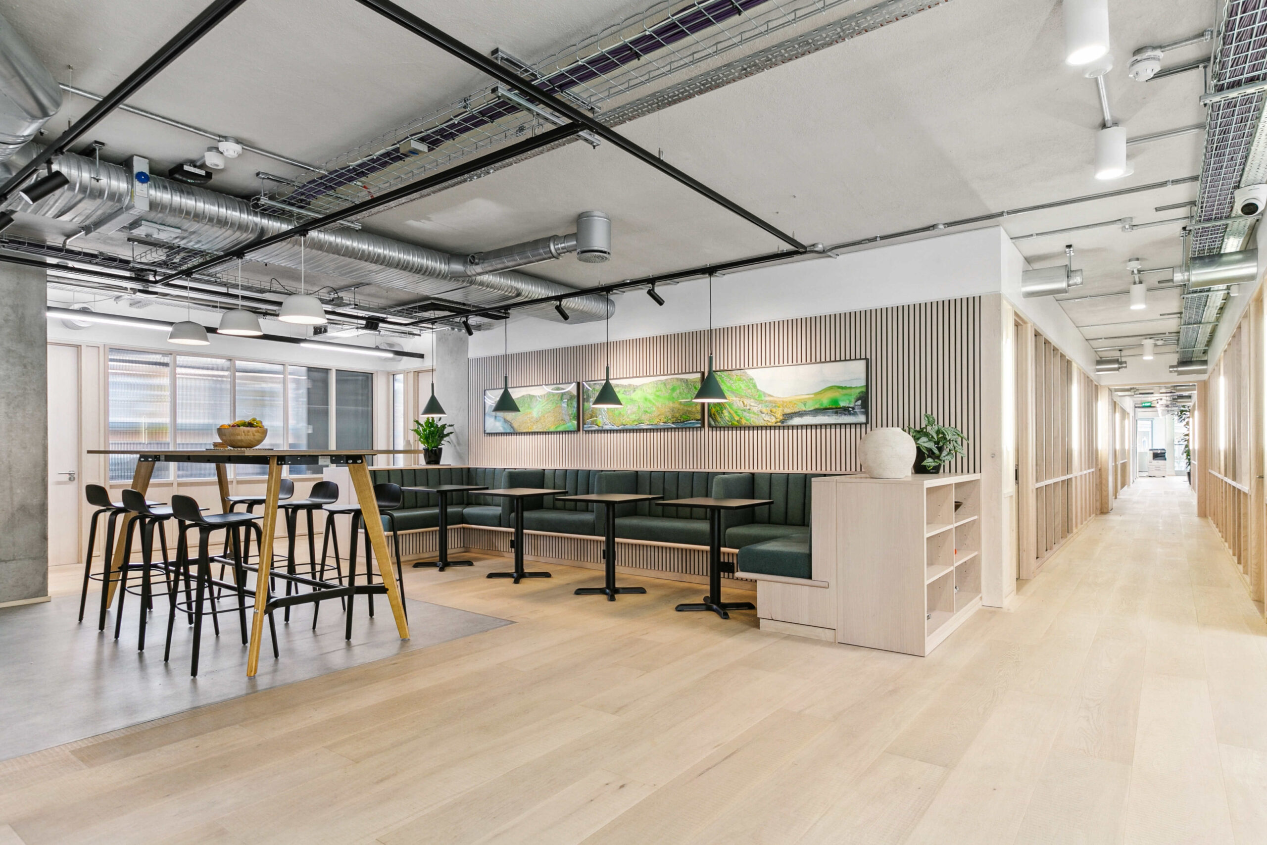Kitchen and breakout space