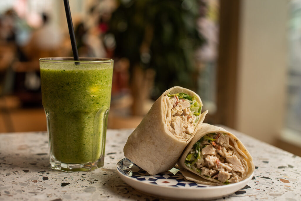 Food menu at The Clarion Cafe, The Fulham Centre, SW6