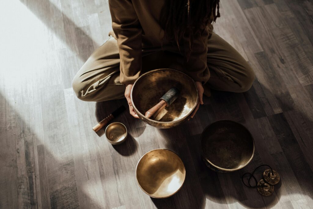 Sound bath at Huddle Fulham