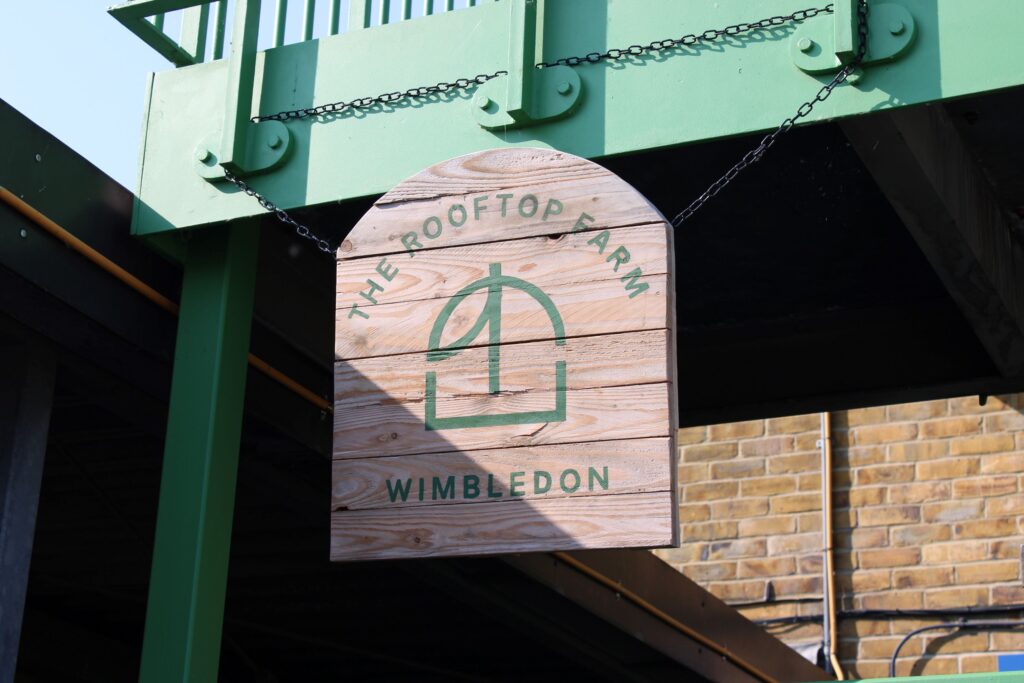 The Rooftop Farm at Wimbledon Quarter | Entrance